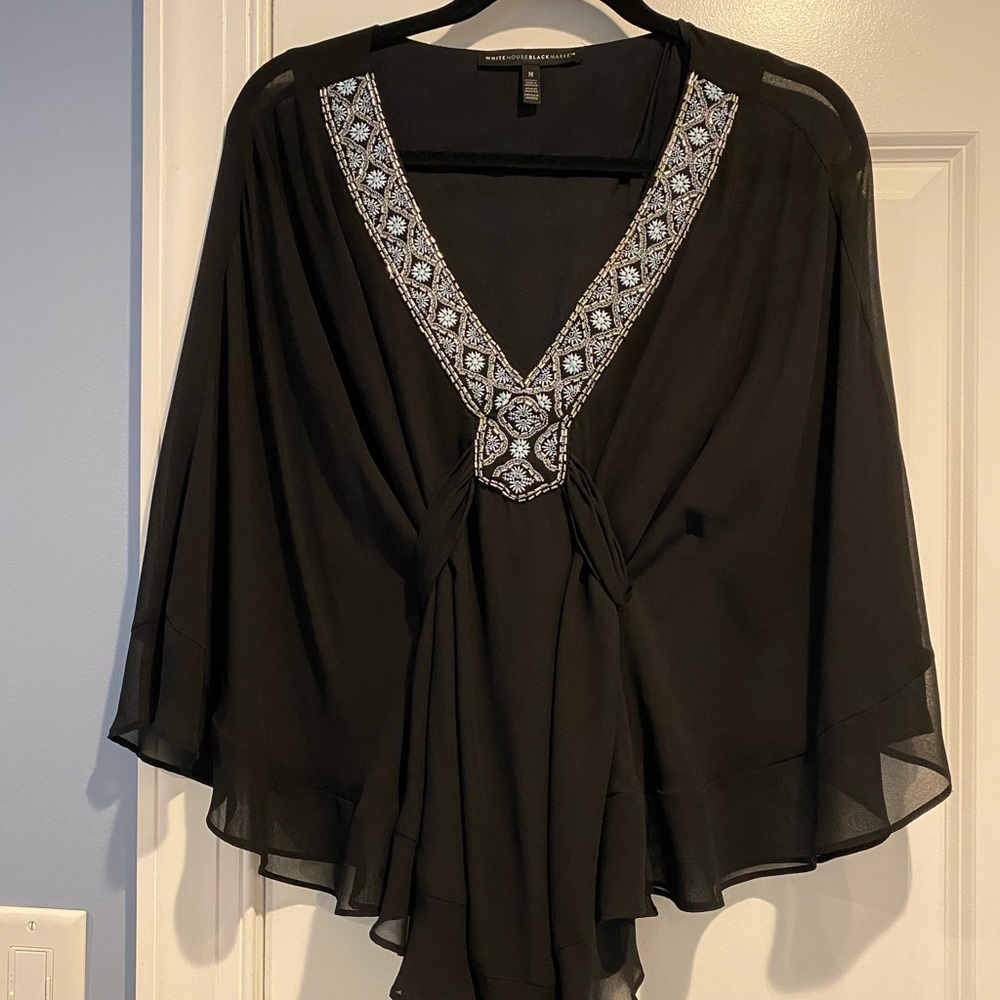 White House Black Market embellished Top.